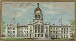 1889 Allen & Ginter General Government and State Capitol Buildings (N14) #NNO Nebraska Front