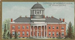 1889 Allen & Ginter General Government and State Capitol Buildings (N14) #NNO Pennsylvania Front