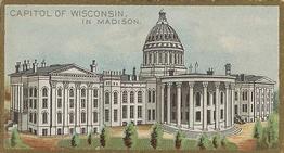 1889 Allen & Ginter General Government and State Capitol Buildings (N14) #NNO Wisconsin Front