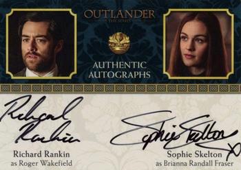 2017 Cryptozoic Outlander Season 2 - Dual Autographs #RRSS Richard Rankin / Sophie Skelton Front