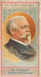 1887 Allen & Ginter American Editors (N1) #24 Jos. R. Hawley Front