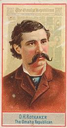 1887 Allen & Ginter American Editors (N1) #42 O.H. Rothaker Front