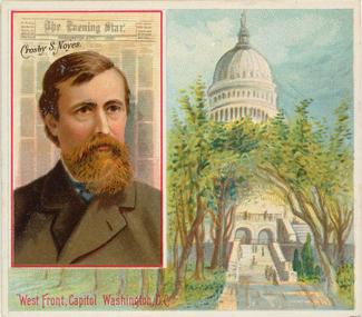 1887 Allen & Ginter American Editors (N35) #35 Crosby S. Noyes Front