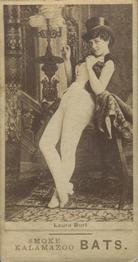 1887 Kalamazoo Bats Actresses (N657) #NNO Laura Burt Front