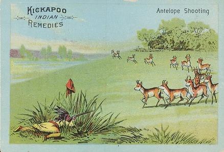 1887 Kickapoo Indian Remedies (H649) #NNO Antelope Shooting Front