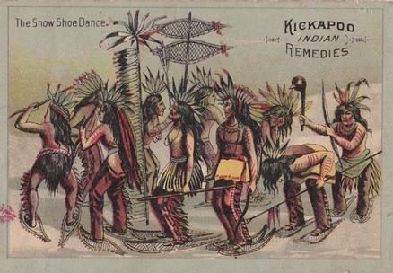 1887 Kickapoo Indian Remedies (H649) #NNO The Show Shoe Dance Front