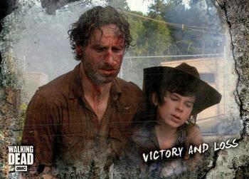 2018 Topps The Walking Dead Road to Alexandria #54 Victory and Loss Front