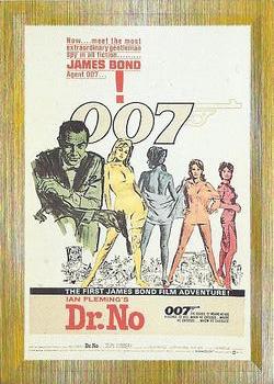 1996-97 Inkworks James Bond Connoisseur's Collection - Metalworks Posters #P01 Dr. No Front