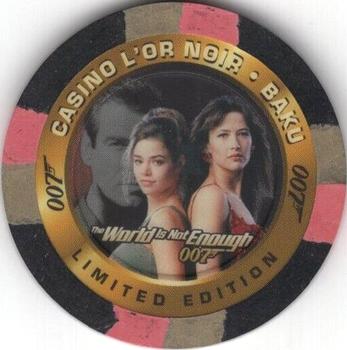 1999 Inkworks James Bond The World Is Not Enough - Casino Chips #C3 Casino L'Or Noir - Baku [Girls] Front