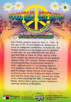 2010 Breygent Woodstock Generation Rock Poster Cards #9 A Jamaican Visionary Back