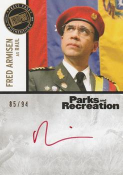 2013 Press Pass Parks and Recreation - Autographs Gold #FA Fred Armisen Front