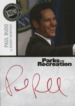 2013 Press Pass Parks and Recreation - Autographs Silver - Red Ink #PR2 Paul Rudd Front