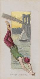 1888 W. Duke, Sons & Co. Scenes of Perilous Occupations (N86) #NNO Bridge Jumping Front