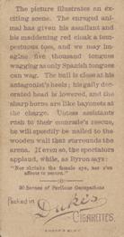 1888 W. Duke, Sons & Co. Scenes of Perilous Occupations (N86) #NNO Bull Fighting In Spain Back