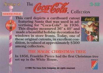 1995 Collect-A-Card Coca-Cola Collection Series 4 - Santa #S-32 1936: The Magic Christmas Tree Back