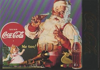 1995 Collect-A-Card Coca-Cola Collection Series 4 - Santa #S-32 1936: The Magic Christmas Tree Front
