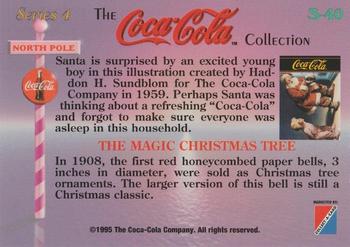 1995 Collect-A-Card Coca-Cola Collection Series 4 - Santa #S-40 1959: Excited young boy Back