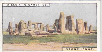 1926 Wills's Wonders of the Past #35 Stonehenge Front