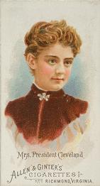 1888 Allen & Ginter World's Beauties (N26) #NNO Frances Cleveland Front