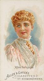 1888 Allen & Ginter World's Beauties (N26) #NNO May Fortescue Front