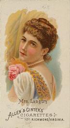 1888 Allen & Ginter World's Beauties (N26) #NNO Lillie Langtry Front