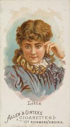 1888 Allen & Ginter World's Beauties (N26) #NNO Lotta Crabtree Front