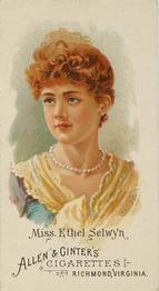 1888 Allen & Ginter World's Beauties (N26) #NNO Ethel Selwyn Front