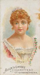 1888 Allen & Ginter World's Beauties (N26) #NNO Theo Front