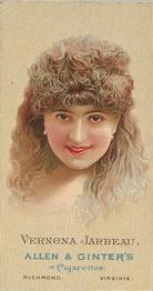 1888 Allen & Ginter World's Beauties (N27) #NNO Vernona Jarbeau Front