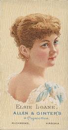 1888 Allen & Ginter World's Beauties (N27) #NNO Elsie Loane Front