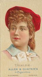 1888 Allen & Ginter World's Beauties (N27) #NNO Marguerite Ugalde Front