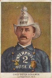1888 D. Buchner & Co. Police Inspectors & Captains (N288) #NNO Peter Schiemer Front