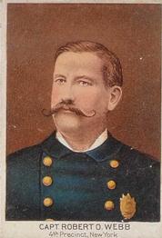 1888 D. Buchner & Co. Police Inspectors & Captains (N288) #NNO Robert O. Webb Front