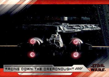 2018 Topps Star Wars The Last Jedi Series 2 #4 Facing Down the Dreadnought Front