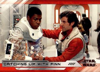 2018 Topps Star Wars The Last Jedi Series 2 #12 Catching up with Finn Front