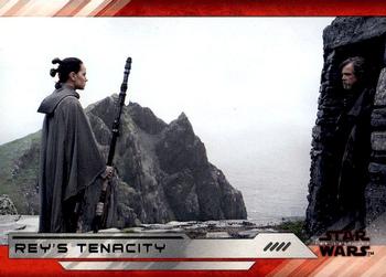 2018 Topps Star Wars The Last Jedi Series 2 #21 Rey's Tenacity Front