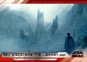 2018 Topps Star Wars The Last Jedi Series 2 #23 Rey Discovers the Library Front