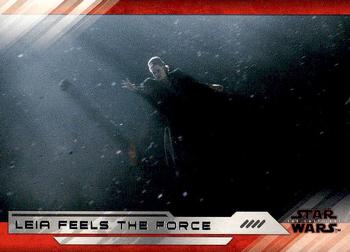 2018 Topps Star Wars The Last Jedi Series 2 #30 Leia Feels the Force Front