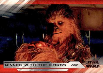 2018 Topps Star Wars The Last Jedi Series 2 #32 Dinner with the Porgs Front
