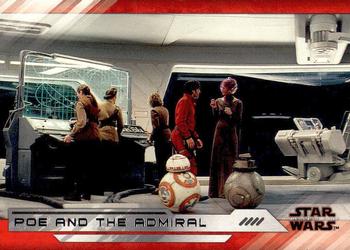 2018 Topps Star Wars The Last Jedi Series 2 #34 Poe and the Admiral Front