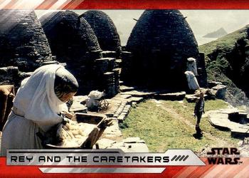 2018 Topps Star Wars The Last Jedi Series 2 #38 Rey and the Caretakers Front