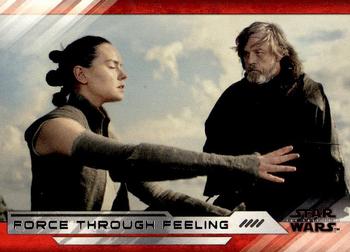 2018 Topps Star Wars The Last Jedi Series 2 #40 Force Through Feeling Front