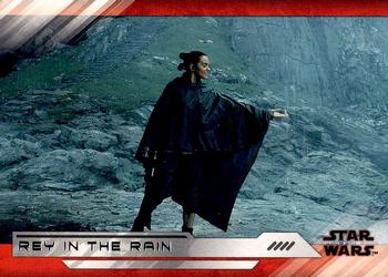 2018 Topps Star Wars The Last Jedi Series 2 #45 Rey in the Rain Front