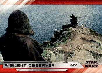 2018 Topps Star Wars The Last Jedi Series 2 #50 A Silent Observer Front
