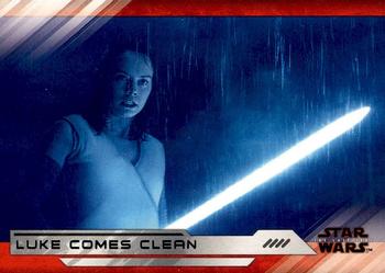 2018 Topps Star Wars The Last Jedi Series 2 #58 Luke Comes Clean Front
