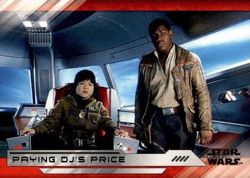 2018 Topps Star Wars The Last Jedi Series 2 #60 Paying DJ's Price Front