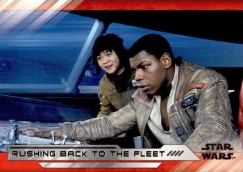 2018 Topps Star Wars The Last Jedi Series 2 #63 Rushing Back to the Fleet Front