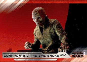 2018 Topps Star Wars The Last Jedi Series 2 #67 Confronting the Evil Snoke Front
