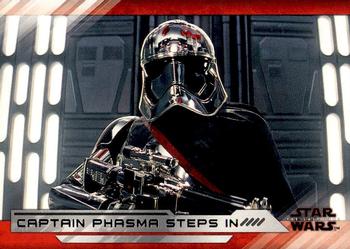 2018 Topps Star Wars The Last Jedi Series 2 #68 Captain Phasma Steps in Front