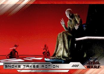 2018 Topps Star Wars The Last Jedi Series 2 #74 Snoke Takes Action Front